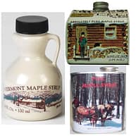 Vermont Maple Syrup in Plastic Jugs & Tins - D&D Sugarwoods Farm - Glover, Vermont
