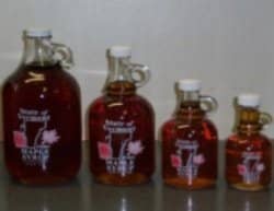 Vermont Maple Syrup in Glass Bottles - D&D Sugarwoods Farm - Glover, Vermont
