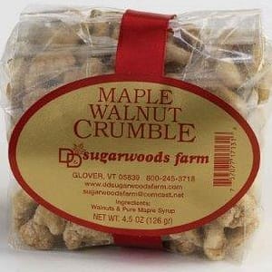 Vermont Maple Walnut Crumble - D&D Sugarwoods Farm - Glover, Vermont