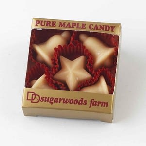 Vermont Maple Candy Bells & Star - D&D Sugarwoods Farm - Glover, Vermont