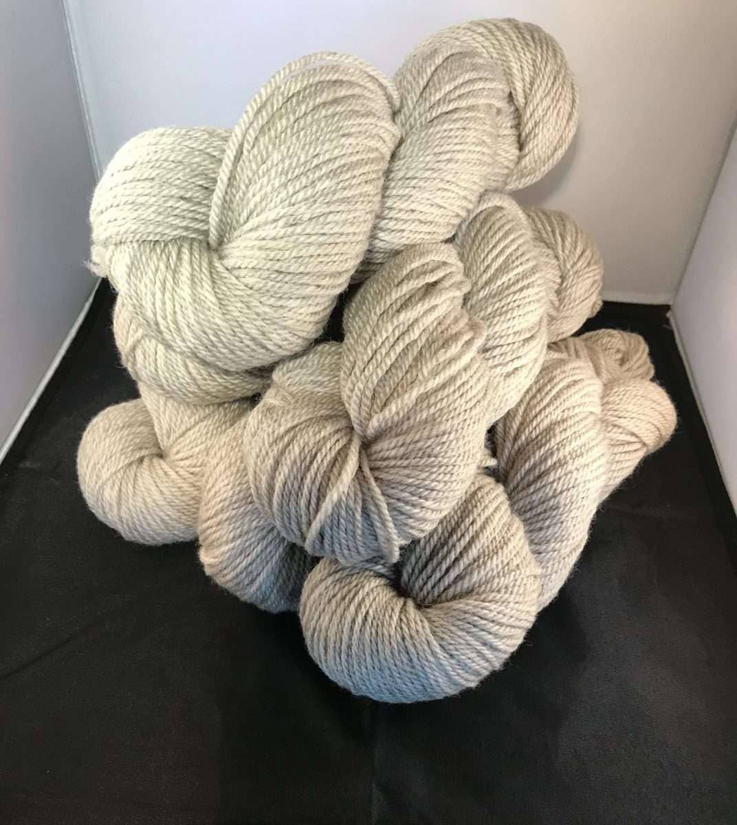 natural beige bulky Aran 3 ply Finnsheep yarn
