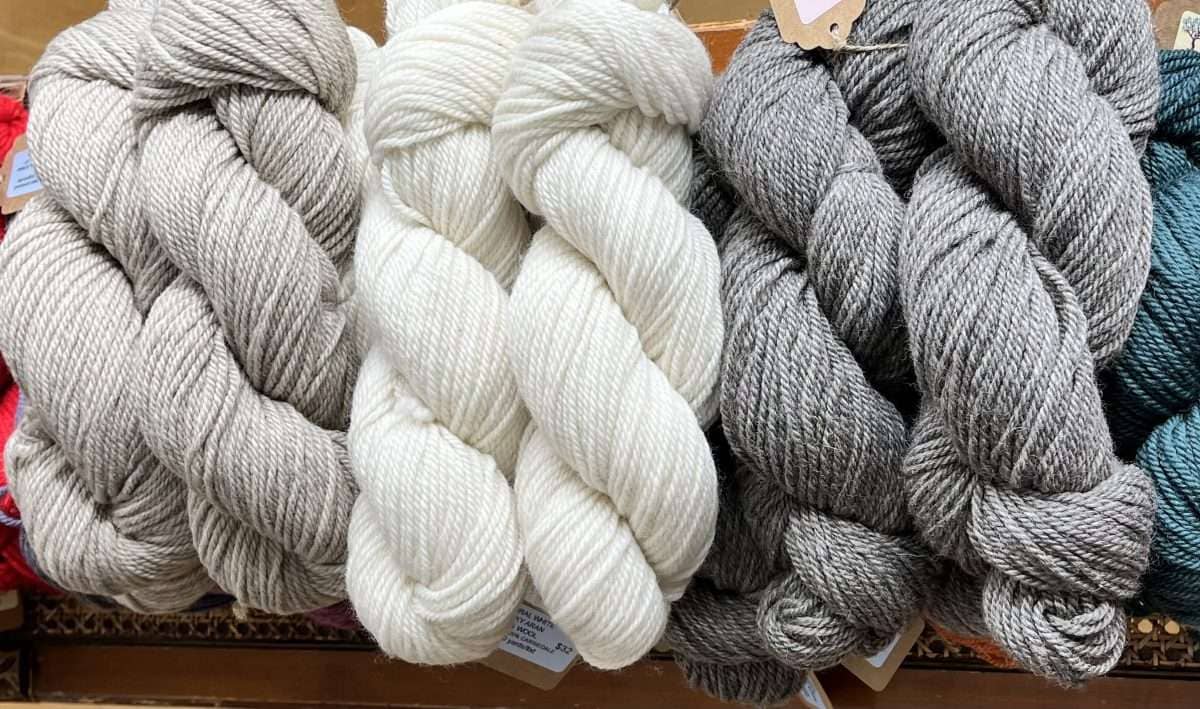 Finnsheep wool yarn