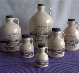 Vermont Maple Syrup in Plastic Jugs - D&D Sugarwoods Farm - Glover, Vermont