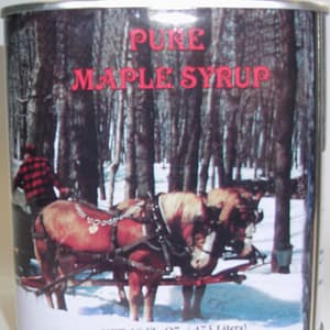 Vermont Maple Syrup Horse Sap Collecting Tin - D&D Sugarwoods Farm - Glover VT