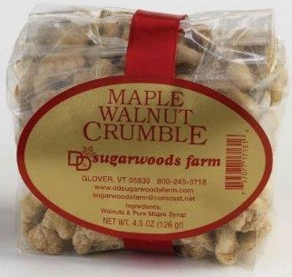 Vermont Maple Walnut Crumble - D&D Sugarwoods Farm - Glover, Vermont